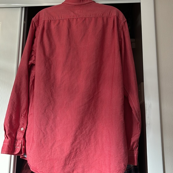 Cremieux Washed Oxford shirt - Picture 5 of 6